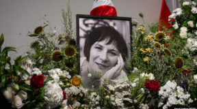 «Яна чакала вясны свайго жыцьця, вясны Беларусі». У Варшаве разьвіталіся са Сьвятланай Курс