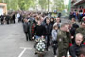 В Минске простились со спасателями, погибшими во время пожара 11 мая