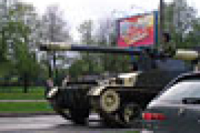 «Катюши», «Тополи» и другая военная техника на улицах Минска