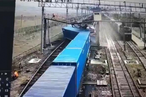 В Казахстане потерпел крушение поезд с беларусским калием